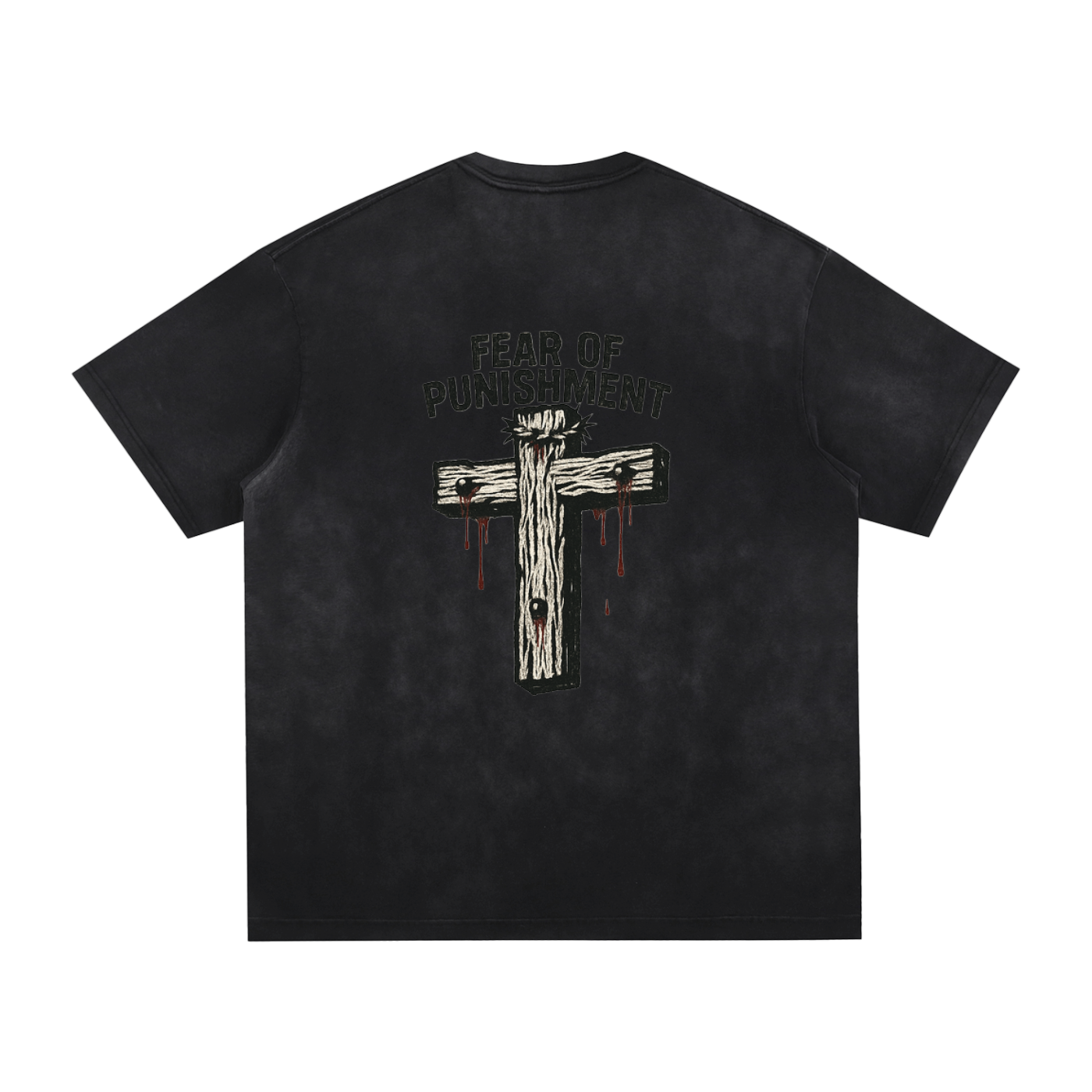 Tears Of Heaven Vintage Washed Hand-Frayed T-Shirt