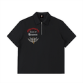 Half-Zip Cotton Polo Shirt