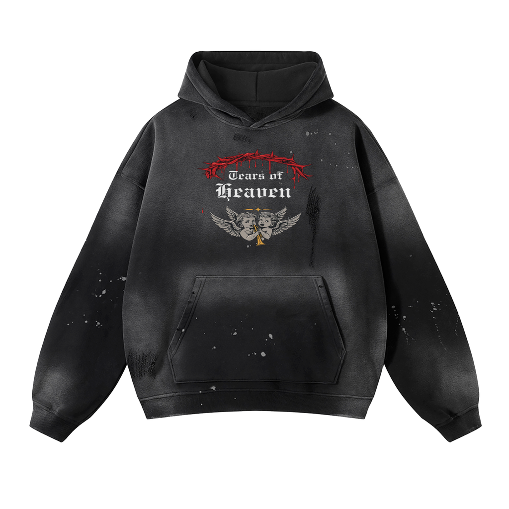 original Tears Of Heaven Vintage Fleece Hoodie